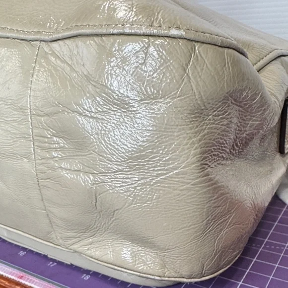 Coach Chelsea Putty Patent Leather Satchel Bag - Picture 6 of 16